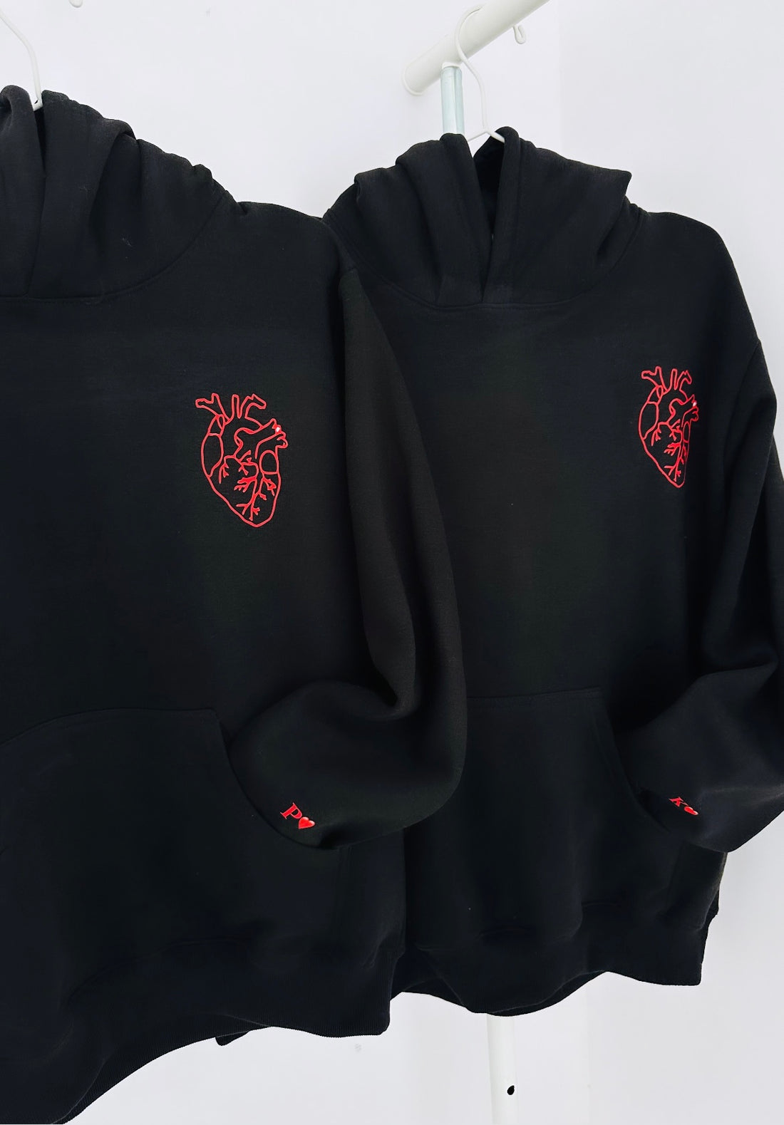 Black hotsell couple hoodies