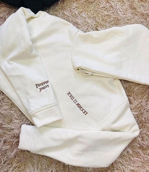 Couple Embroidery Hoodies(pair of 2) ✨