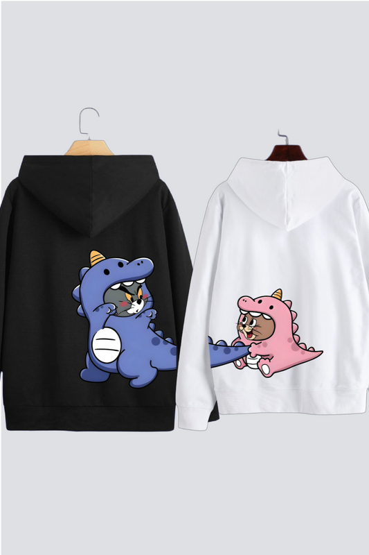 2 Pack Of Couple Tom And Jerry Hoodie